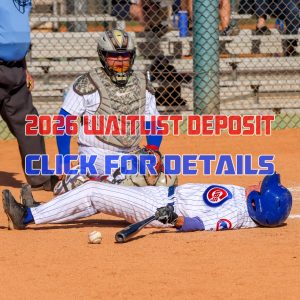 "Rookie" Fantasy Camp Package (Includes New Uniform) WAITLIST DEPOSIT